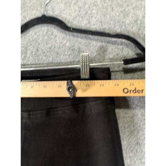 Frame Jean Women 1 (25 - 29) Black Noir High Rise Comfort The Jetset Flare Hippi - Picture 4 of 9